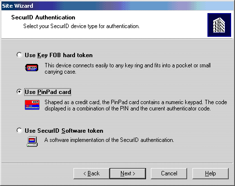 SecuRemote Install Screen