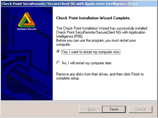 SecuRemote Install Screen